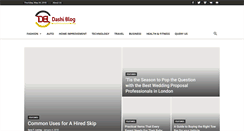 Desktop Screenshot of dashiblog.com